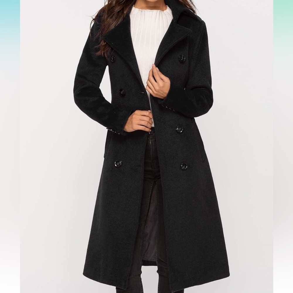 Escalier Wool Coat, Womens, Size Large, NWT - Picture 3 of 14